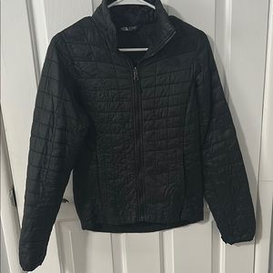 The North Face Black Jacket with Stand-Up Collar